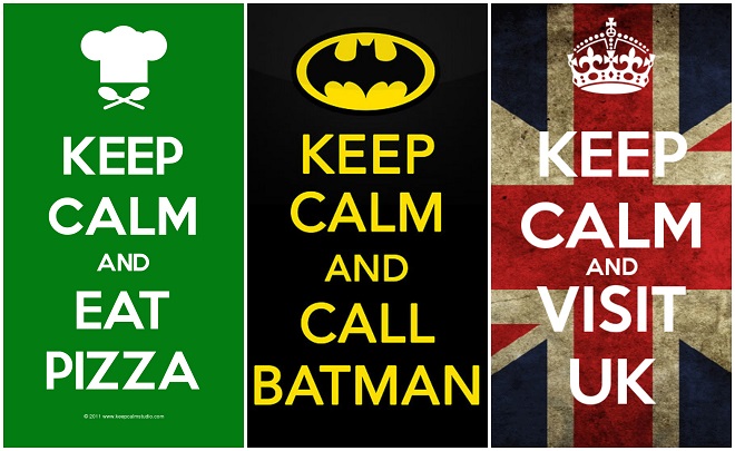 keep calm I'm batman