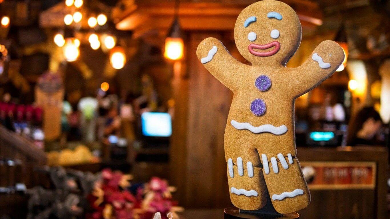 8) Имбирный человечек - Gingerbread man.